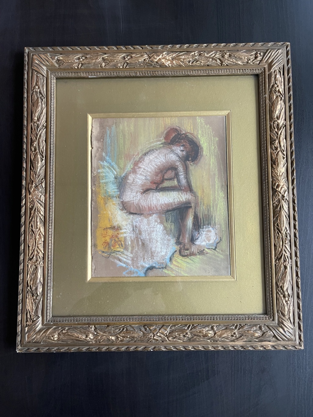 Degas or not Degas ? Femme au bain, traces de signature Img_9414