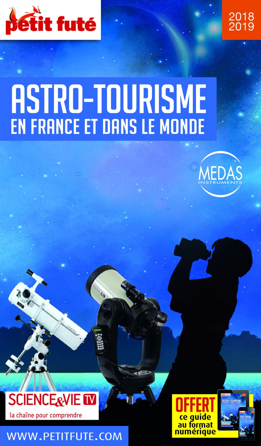 Livre : Guide de l'Astro-Tourisme en France et dans le Monde 2018 Petit Futé 111