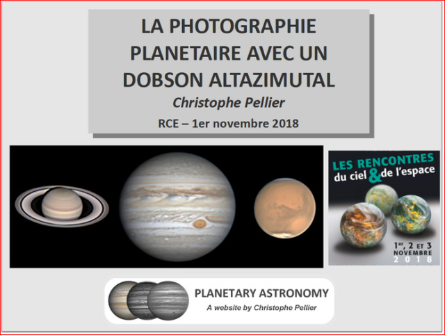 La photographie planétaire avec un Dobson altazimutal 118