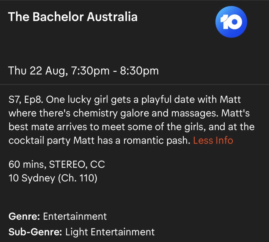 Bachelor Australia - Matt Agnew - Season 7 - Episodes - *Sleuthing Spoilers* - Page 45 7ea8ee10