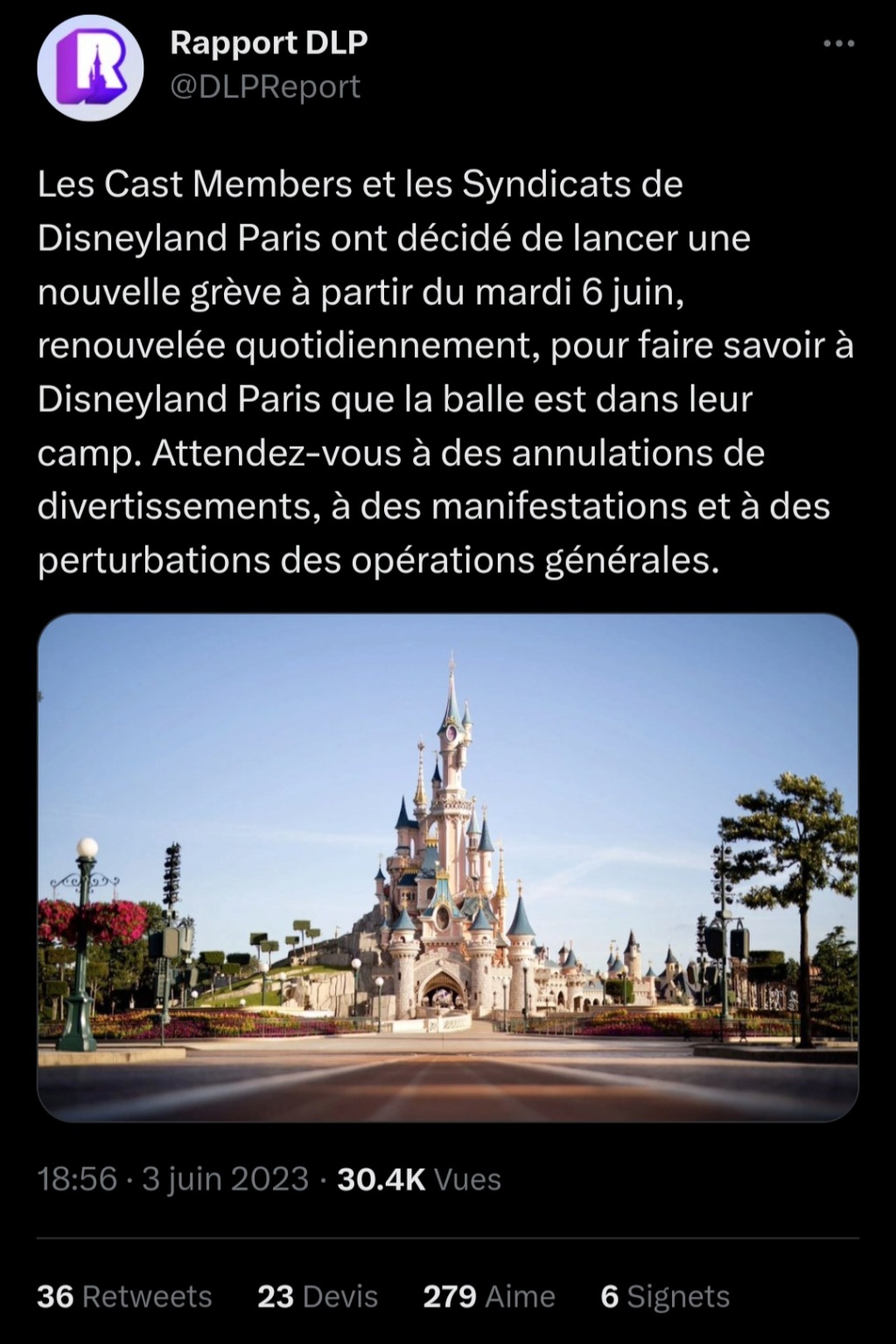 DisneylandParis - Grève à Disneyland Paris [Mai 2023-...] - Page 16 Screen14