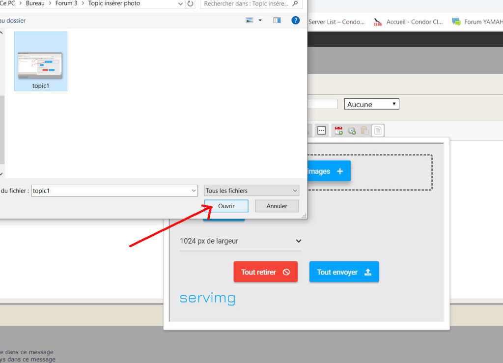 Comment Insérer une photo Topic210