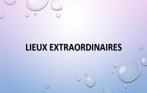 Lieux extraodinaires * X_01447