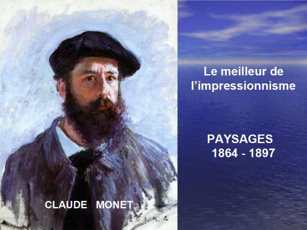 Pensées de Shakespeare sur peintures de Monet * X_02396
