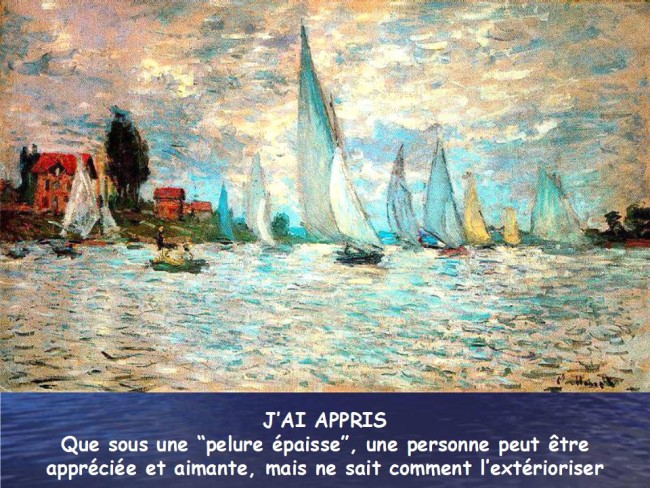 Pensées de Shakespeare sur peintures de Monet * X_11348