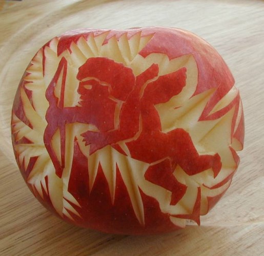 Quand les pommes deviennent un art * X_12183