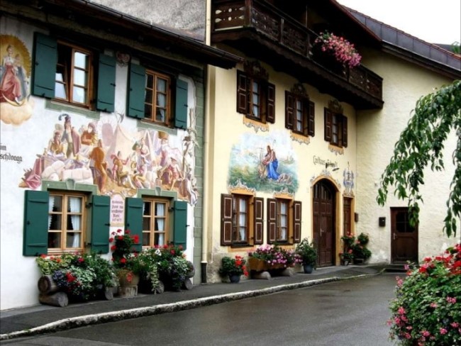 Painted Houses in Bavaria * X_19177