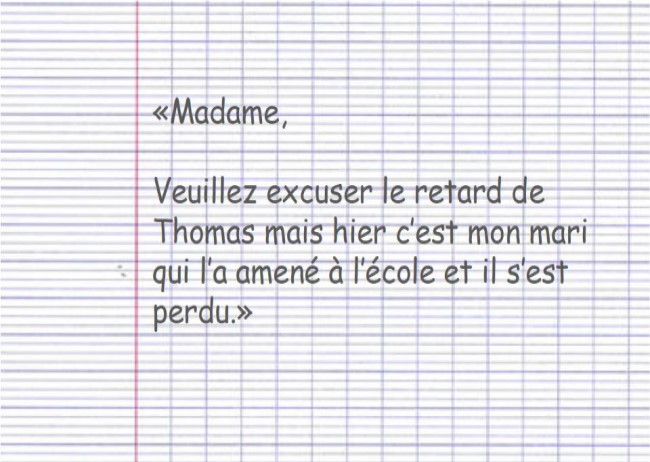 Mots d´excuses * X_20216