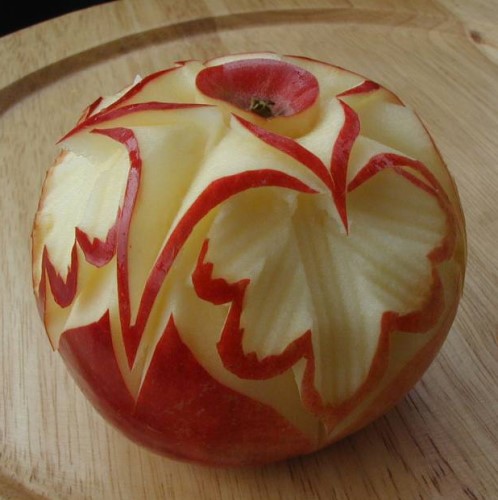 Quand les pommes deviennent un art * X_21134