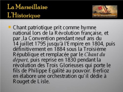 La Marseillaise et son histoire * Xg_0215