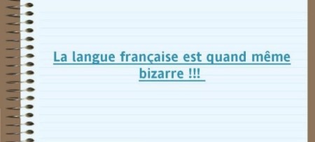 La langue française - bizarre....bizarre... * Xx_0173