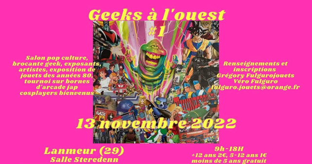 Salon expo brocante " Geek  à l'ouest " le 13/11 (dept 29) Geeksa10