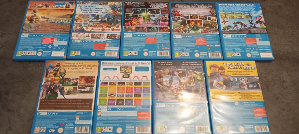 (vendu ) lot  jeux Wii U  Img20596