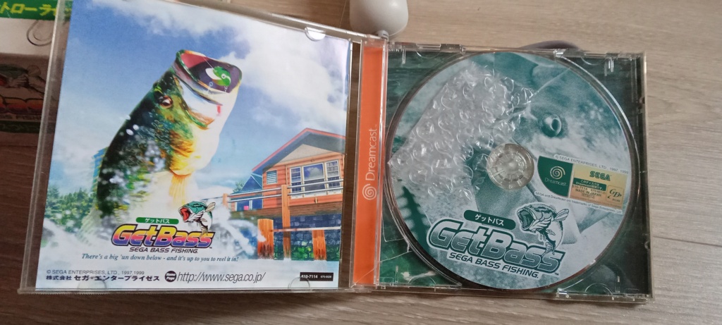 (vendu ) Pack Sega get bass fishing dreamcast Img20598