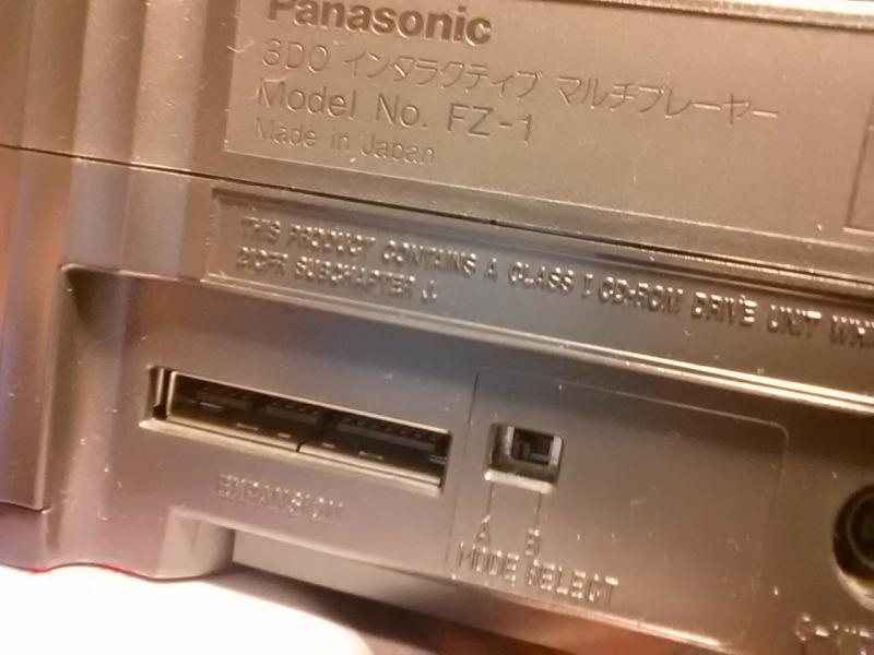 (3do) Le switch d'origine 480i /240p sur les panasonic Fz1 jap Post-210