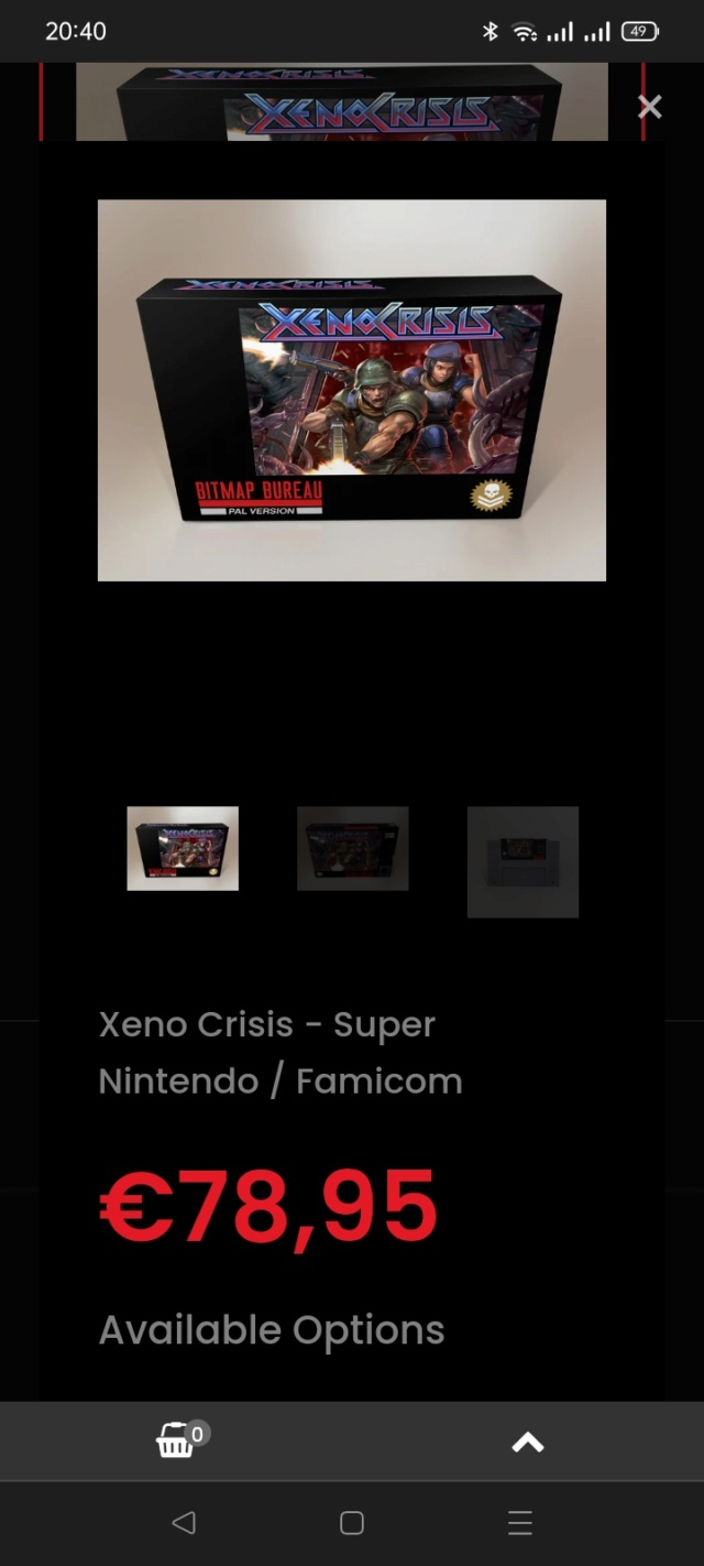 (snes) xéno crisis sur Super famicom et Super Nintendo c'est maintenant !! Scree181