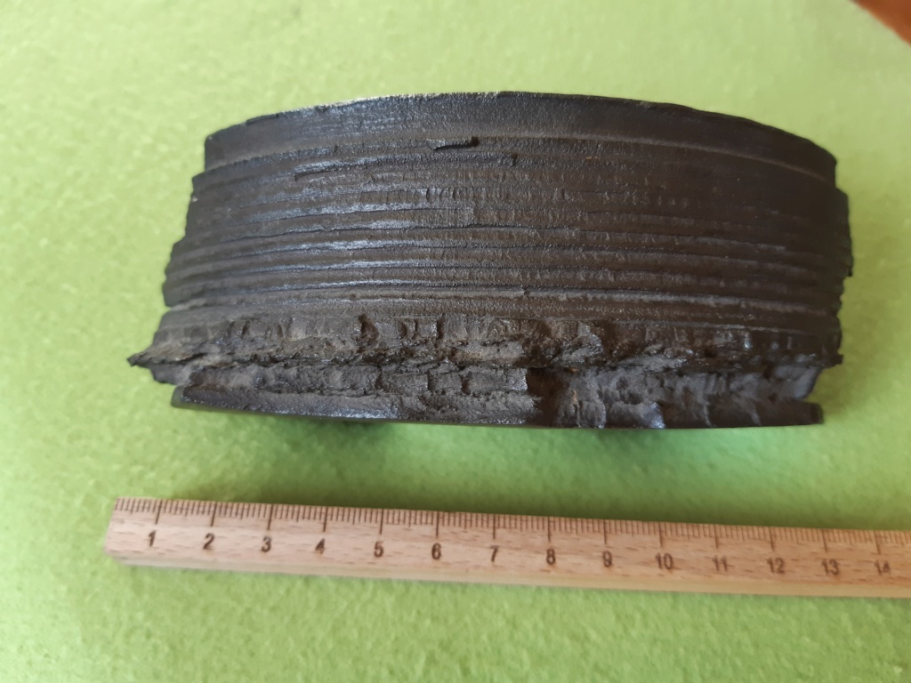 Fragment d'obus de + ou - 17cm 20221112