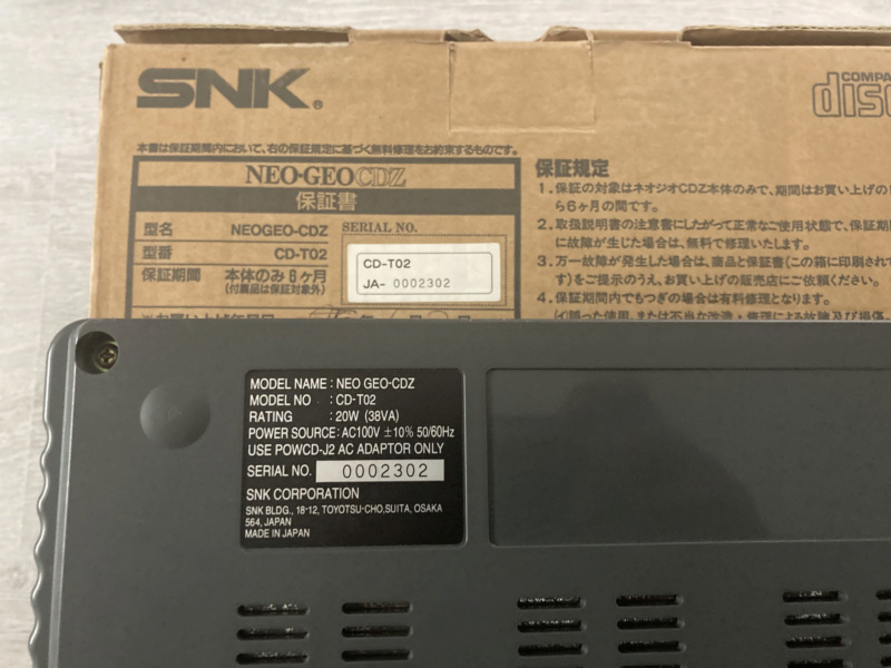 [VDS] console Neo Geo CDZ et Top Loading + jeux 03757810