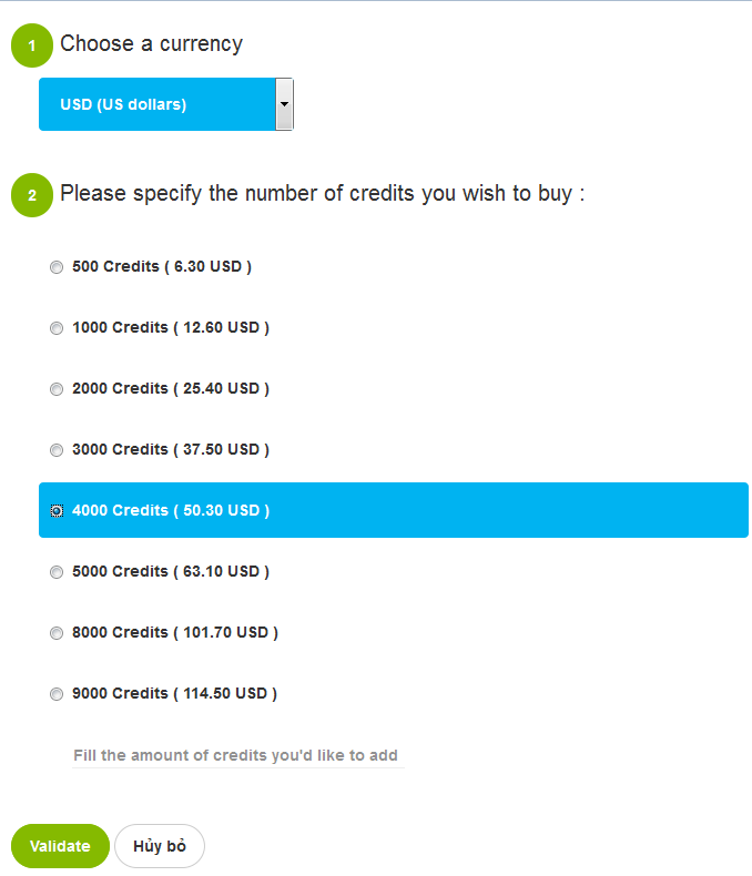 Bạn sẵn sàng trả phí để được phép sử dụng tên miền ngoài cho FORUMVI Credit11