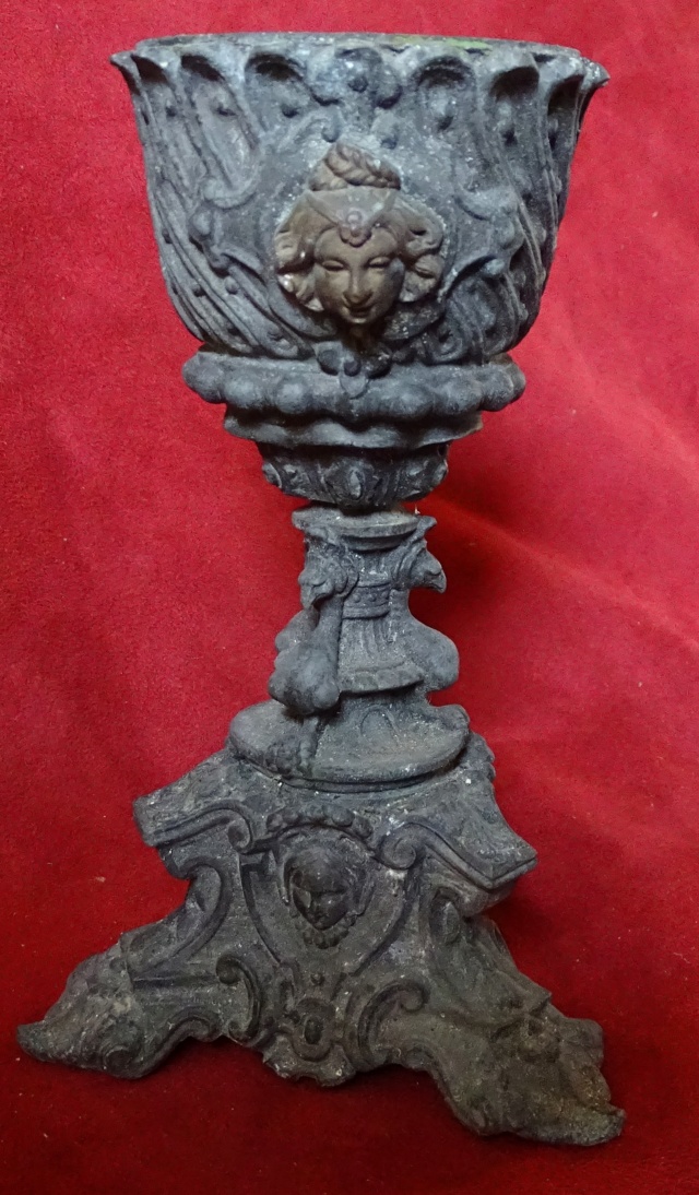 Heavy Cast Chalice, can anyone assist in identifying it 10170a12