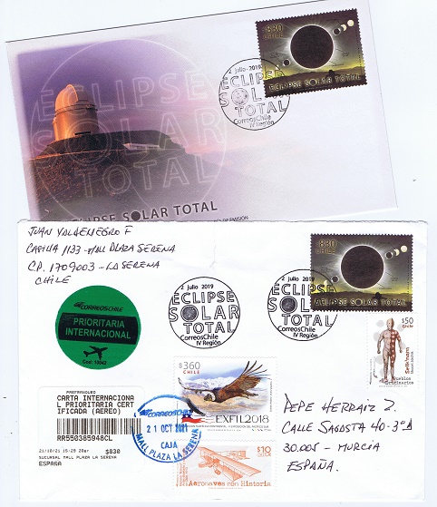 Postales y cartas recibidas en 2021 Filava14