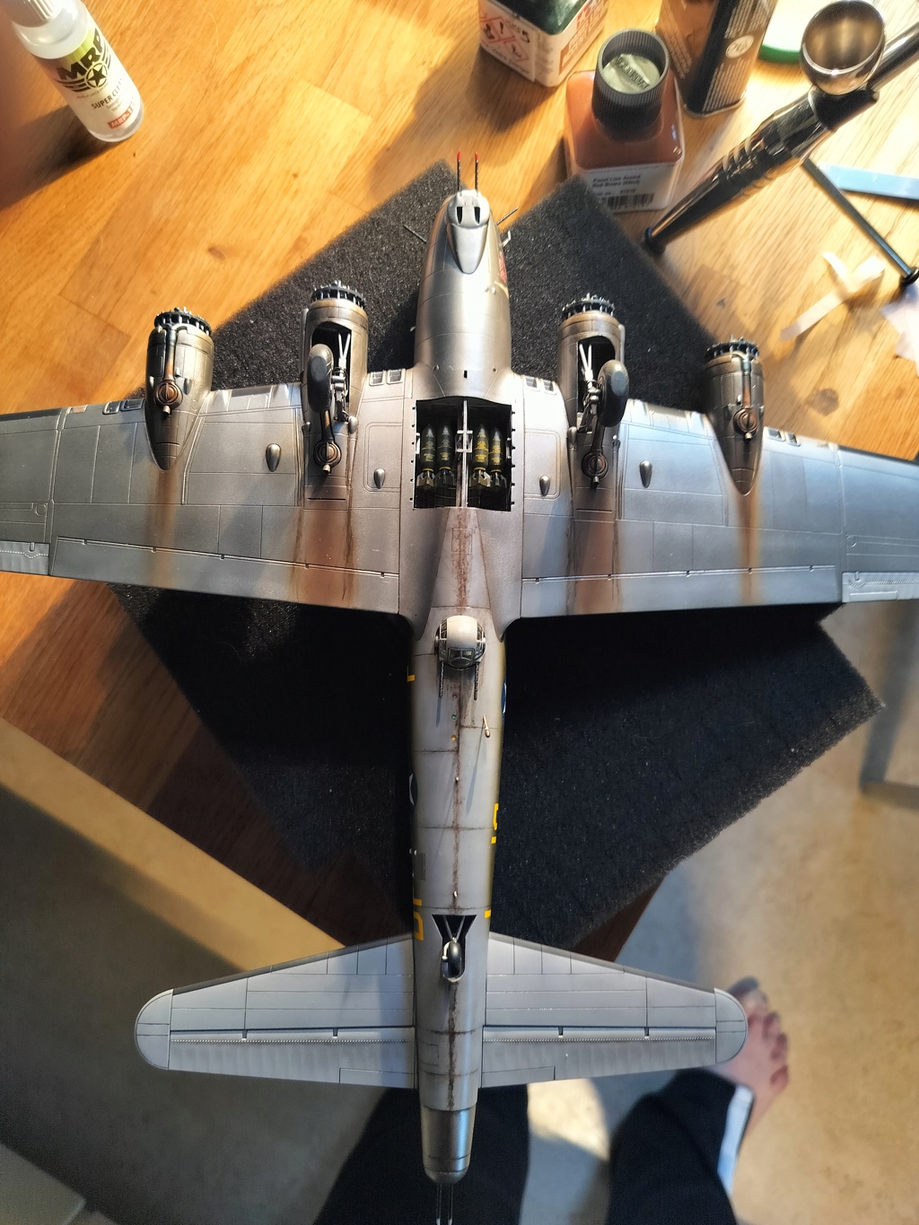 Mals Way B-17G Kapitel 1 avslutat, Kapitel 2 fortsättning följer på sidan 19, En OOB Mals Way Fw190A8, a eller hur det sket sig direkt med OOB, igen. - Sida 18 Img20119