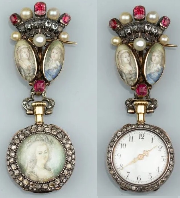 Bijoux souvenirs, évoquant Marie-Antoinette  Tzolzo18