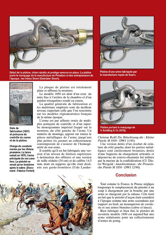 Pistolet Prussien à percution mle 1850 et mon cadeau de Noël 13641-12