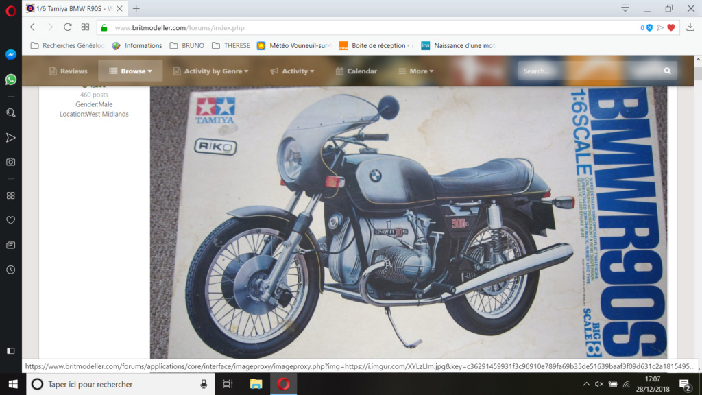 Maquette BMW R90S Tamiya11