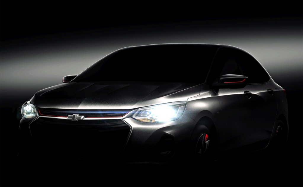 Chevrolet mostra teaser do novo Prisma Chevro13