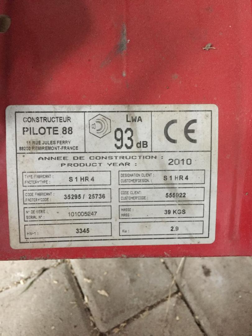 Motoculteur stafor problème d entraînement de fraise  E7802910