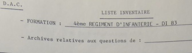 Les bataillons de disponibles ou XXIe Bataillon de RI Xxi-4e10