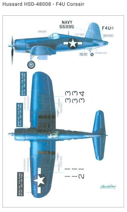 Corsair F4U-4 au 1/48 de chez Hasegawa 814