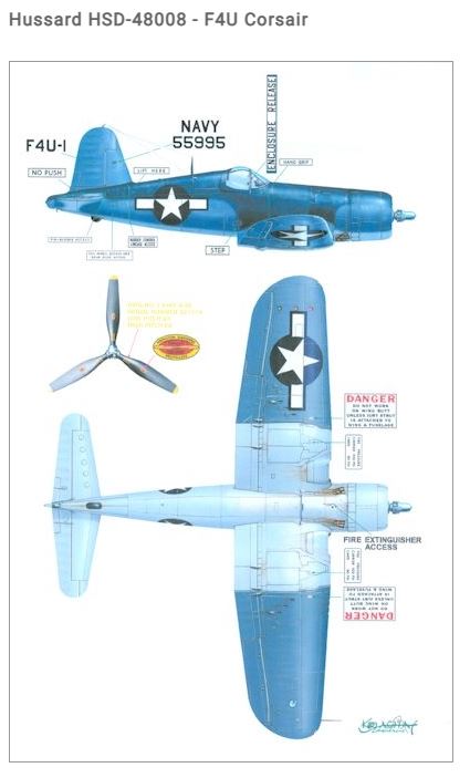 Corsair F4U-4 au 1/48 de chez Hasegawa 914