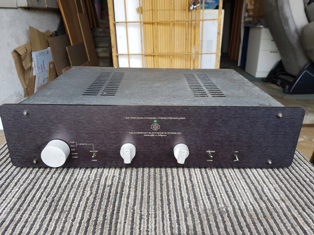 Counterpoint SA-1000 Dual Channel Pre Amp & SA-12 Dual Channel Hybrid Tube/MOSFET Power Amp - sold  20190722