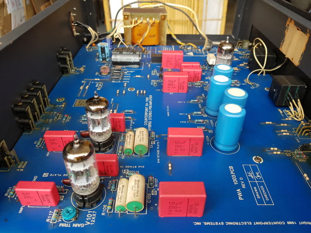 Counterpoint SA-1000 Dual Channel Pre Amp & SA-12 Dual Channel Hybrid Tube/MOSFET Power Amp - sold  20190727