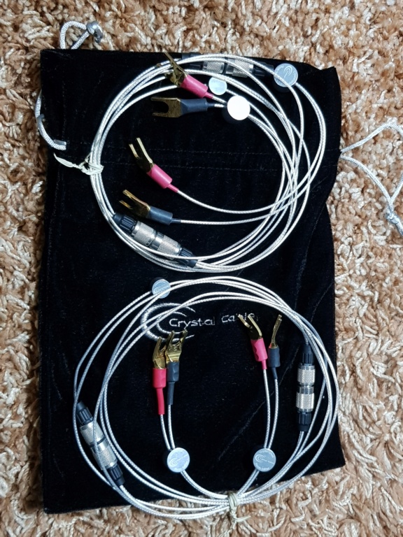 Crystal Cable CrystalSpeak Piccolo speaker cable (Sold) 20191012
