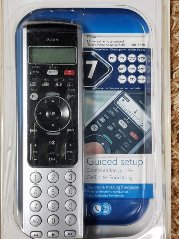 Philips SRU5170 Universal Remote Control (New) Price reduced 20191046