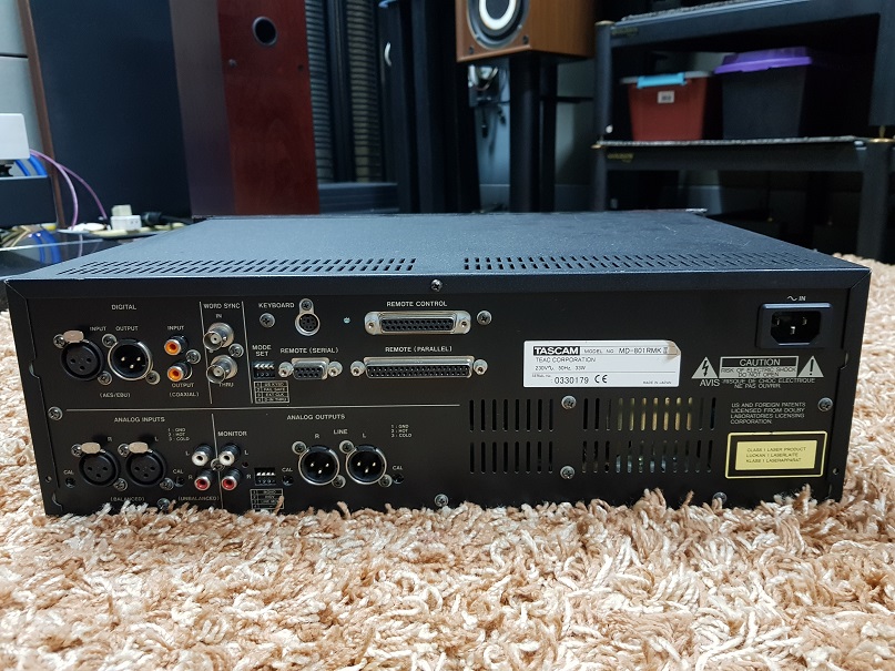 Tascam MD-801R MK-II Professional Studio MiniDisc MD Recorder Player(Used) 20201262