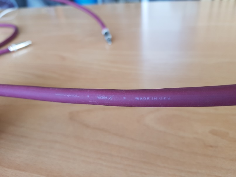 Audioquest Video X interconnect cable (Used) 20210321