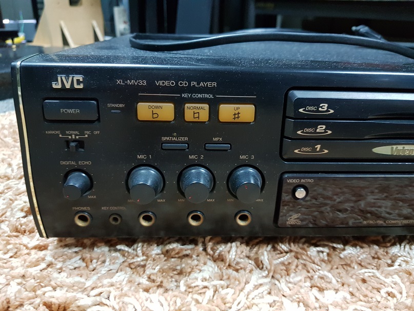 JVC XL-MV33 - 3 Tray Video Cd Player Karaoke Player (Used) 20210711