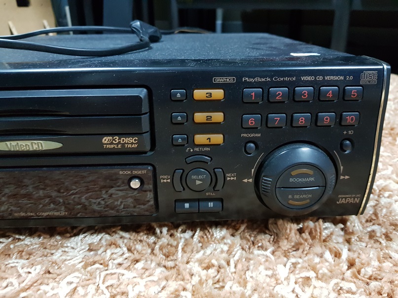 JVC XL-MV33 - 3 Tray Video Cd Player Karaoke Player (Used) 20210712