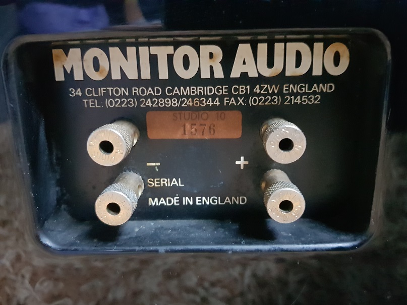 Monitor Audio Studio 10 speaker (Sold) 20210924