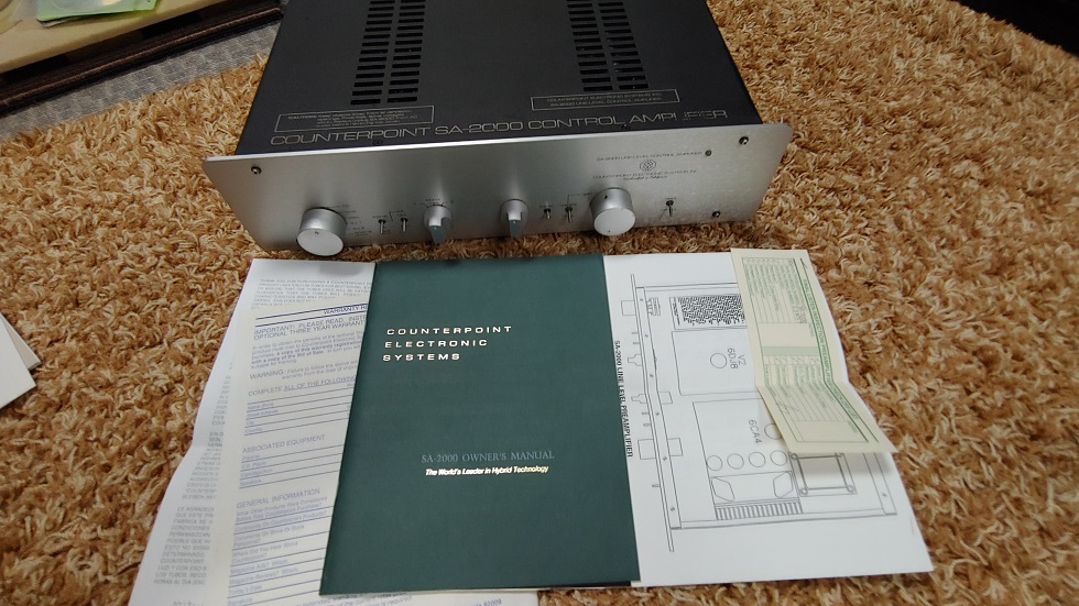 Counterpoint SA-2000 Tube Hybrid Preamplifier (Used) 20220513