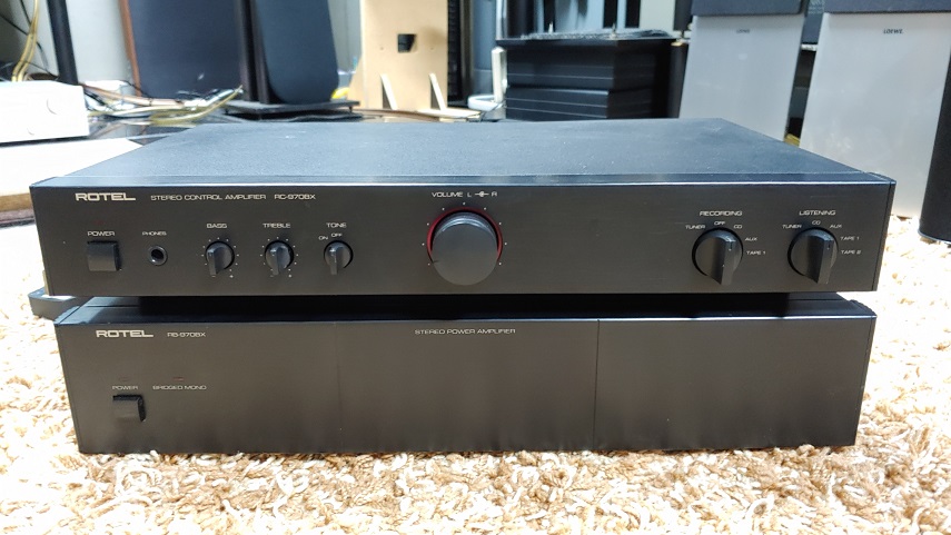 Rotel 970BX Pre & Power Amplifiers (Sold) 20220710