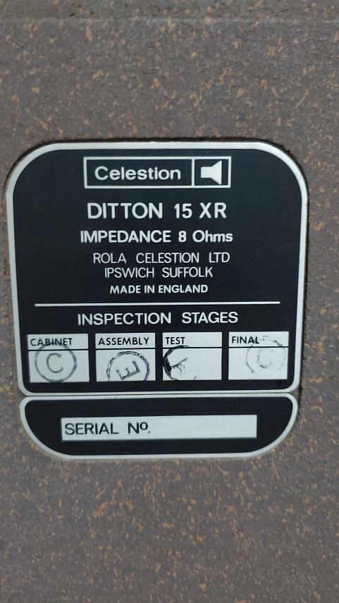 Celestion Ditton 15XR Vintage Audiophile Speakers (Sold) 20221215
