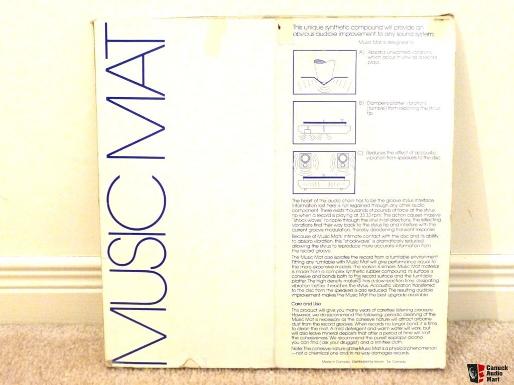 Music Mat Turntable Platter mat ( Used ) Music_11