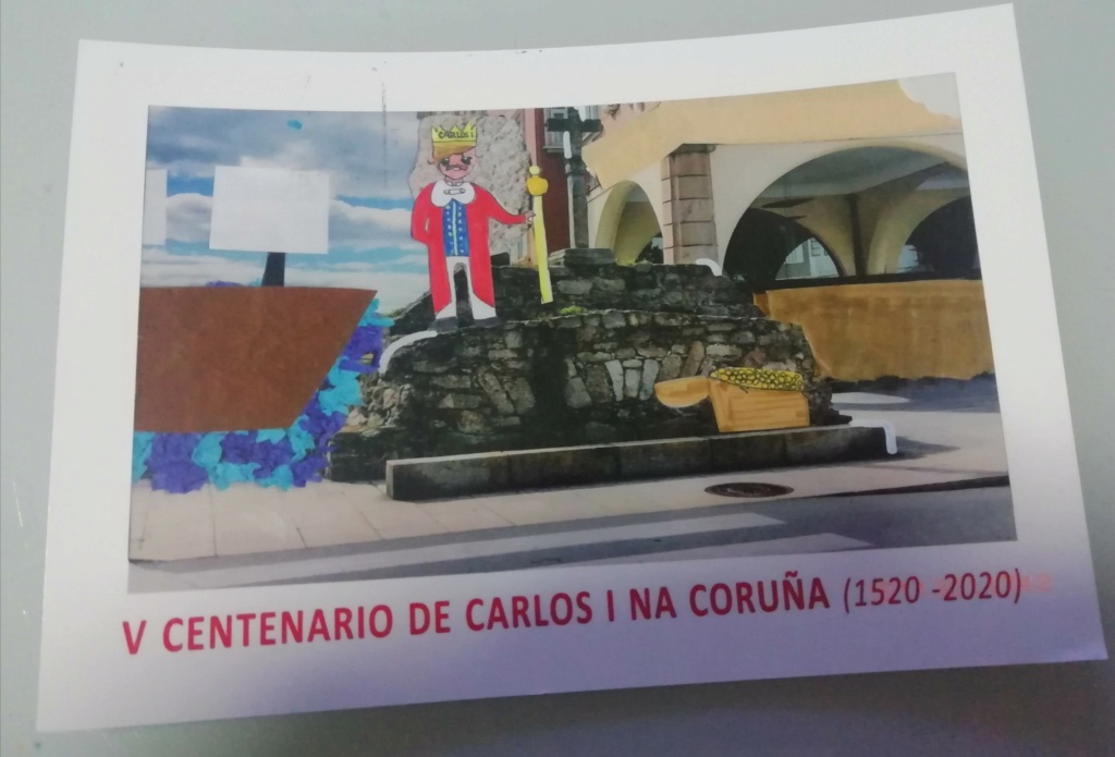 Actividad tarjetas prefranquedas V centenario de Carlos I en La Coruña Img_2043
