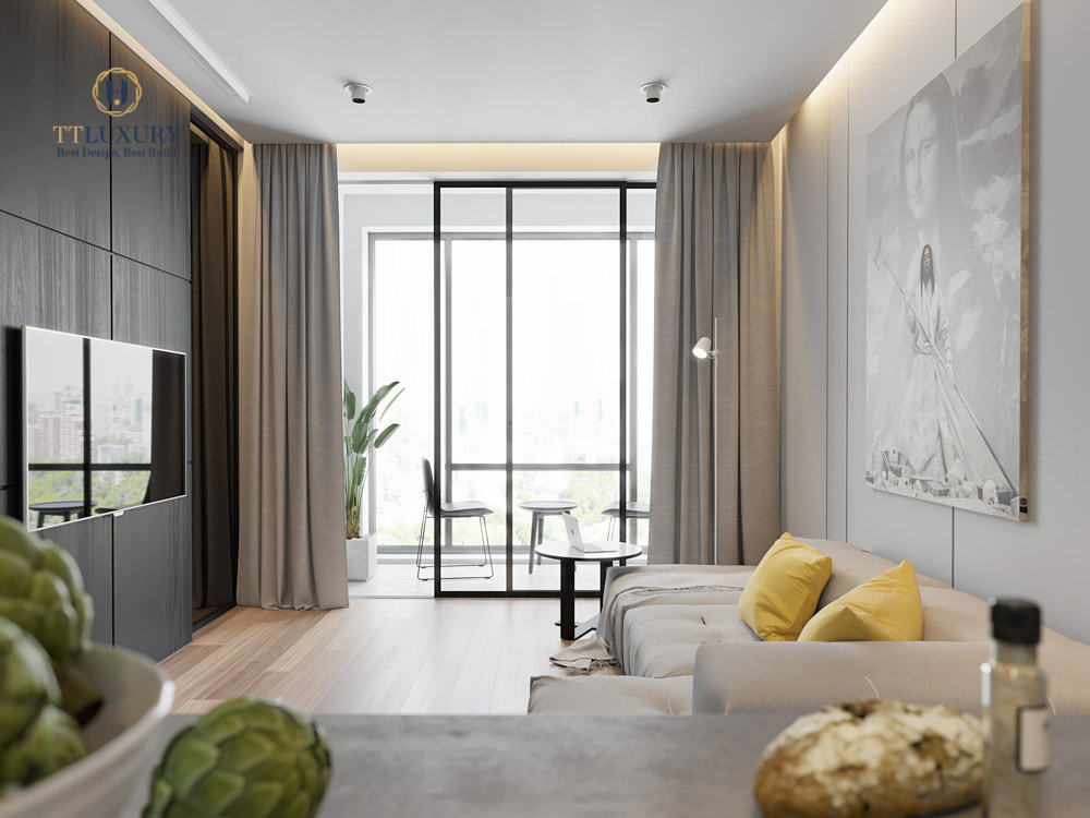 HIỆN - Phong cách thiết kế nội thất căn hộ hiện đại được ưa chuộng nhất hiện nay Thiet107