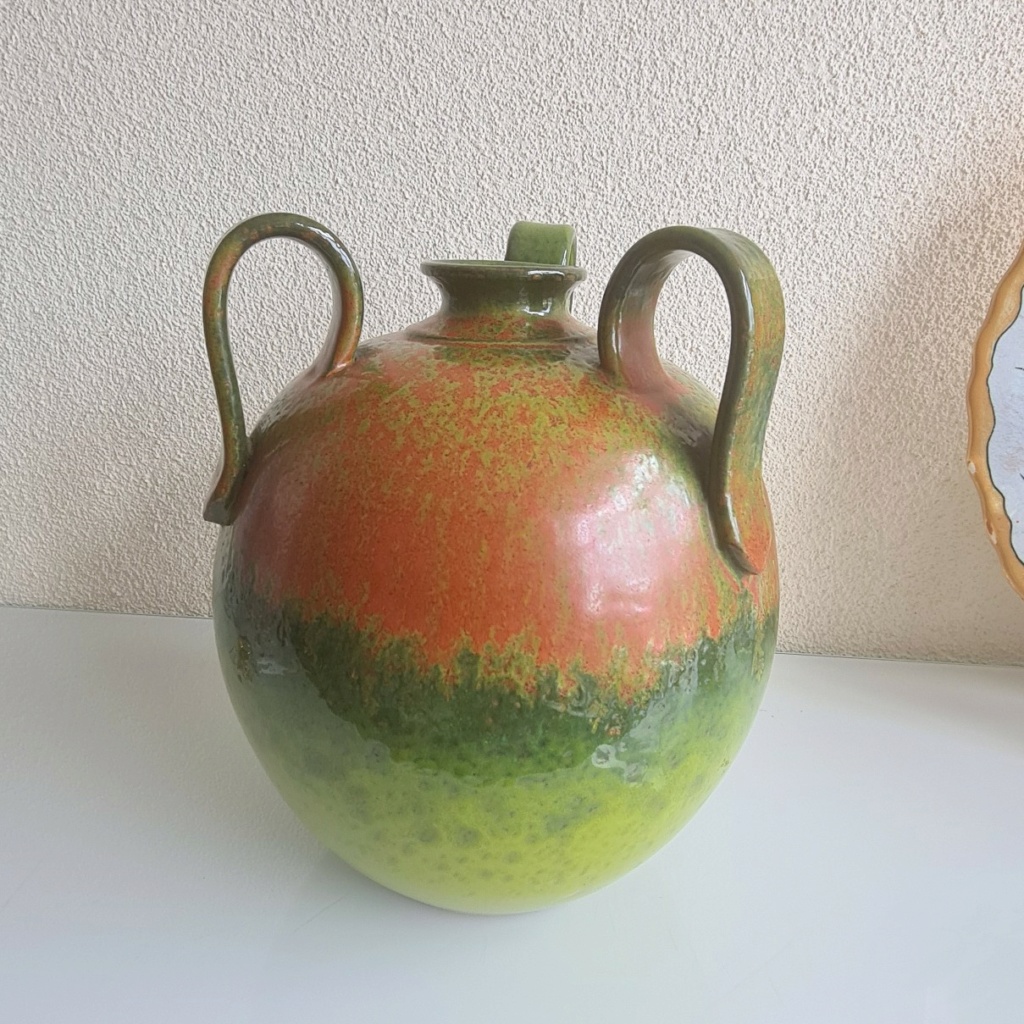 Id help green orange glazed vase m z ? 20230214